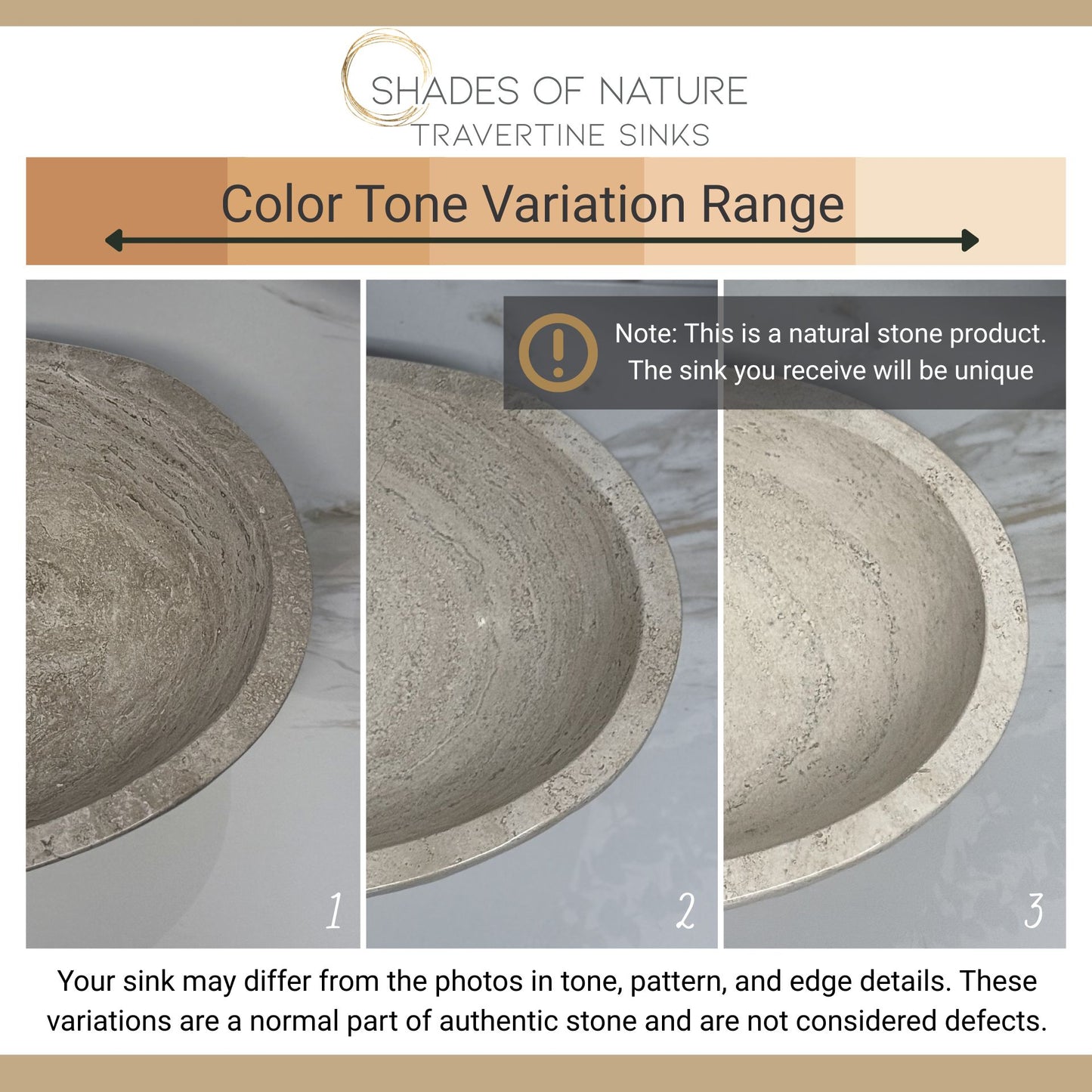 OVAL POLISHED NATURAL STONE VESSEL SINK